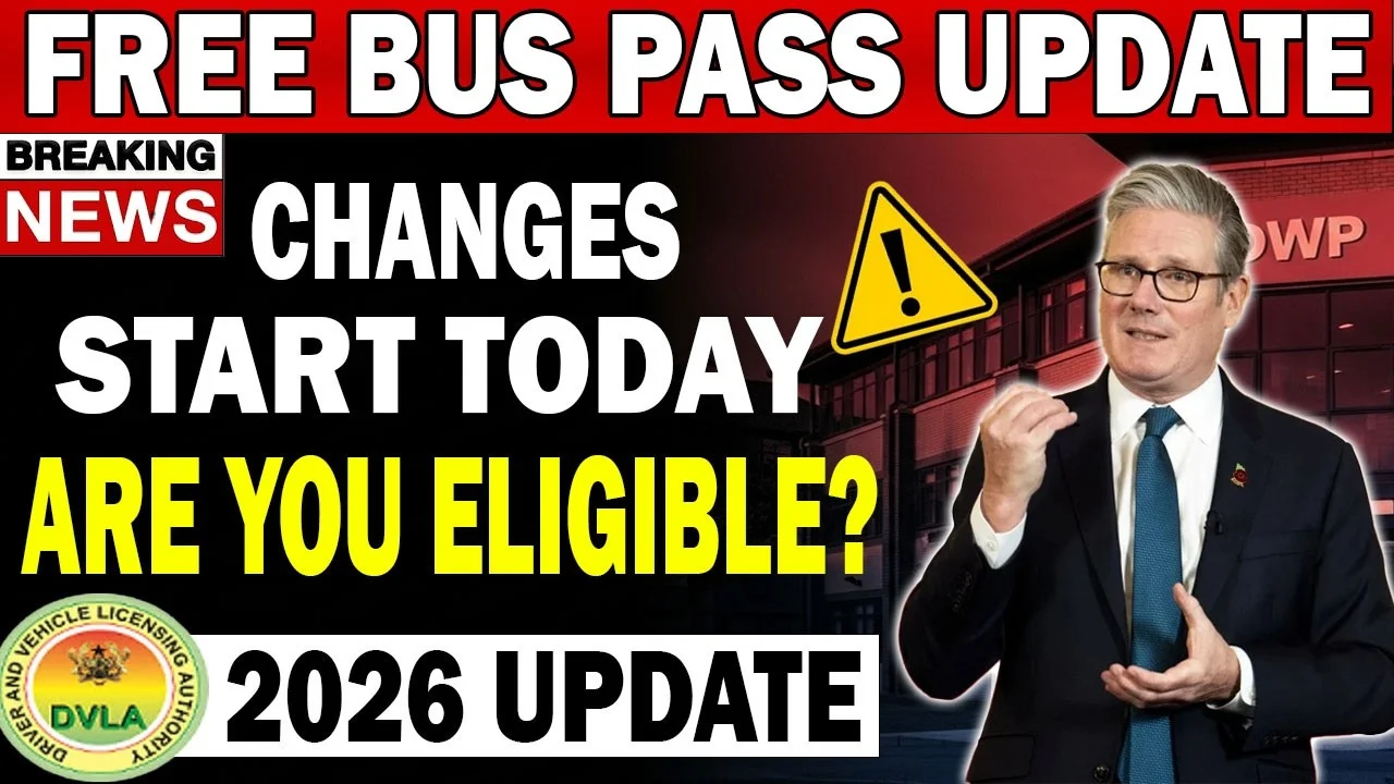 UK Bus Pass Rules Change from March 2026